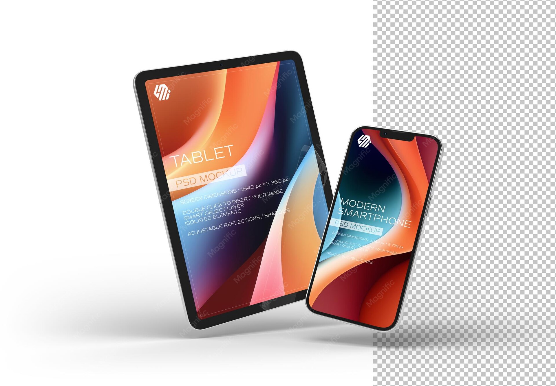 Product design mockup